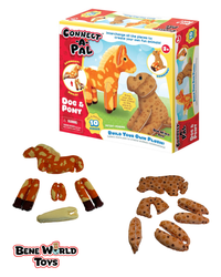 Thumbnail for NEW AND COMING SOON--Connect-A-Pal® Build With Plush Dog & Pony Kit