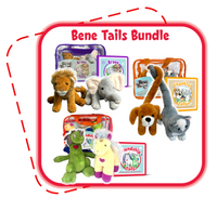 Thumbnail for Bene Tails Bundle with various plush toys and packaging on a white background
